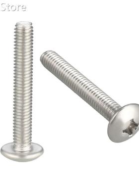 Machine Screws, M6x50mm Phillips Truss Head Screw, 304 Stain