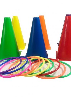 Hoop Ring Toss Plastic Ring Toss Quoits Garden  Pool Toy Out