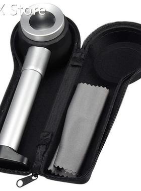 Handheld 45X Folding Linen Tester Metal Magnifiers Cloth Thr