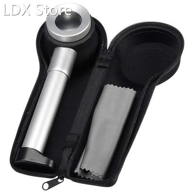 Handheld 45X Folding Linen Tester Metal Magnifiers Cloth Thr