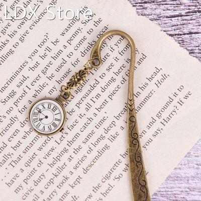 Funny Clock Metal Bookmarks Vintage Retro Tower Book Marker