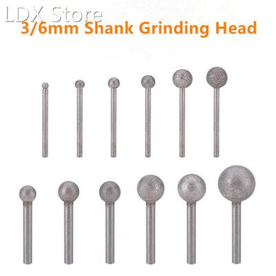 3/6mm Spherical Shank Durable Diamond Grinding Head 适用于 J