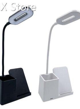 LED Desk Lamp with Phone Wireless Charger, Portable Lamp for