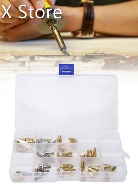 57PCs Pyrography Pen Tip Set Copper Welding Accessory Fasten