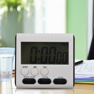 Lcd-Timer Clock-Alarm Study Digital Magnetic Count-Down-Up-C