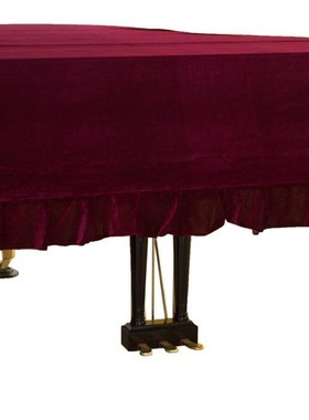 1 PCS Grand Piano Cover Thicken Pleuche Piano Dust Cover Gol