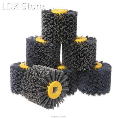 Deburring Abrasive Wire Drawing Round Brush Head Polishing G