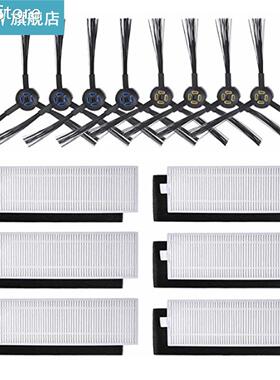 6 Filters + 8 Side Brushes Replacement Accessories Compatibl