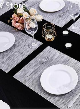 Placemats Gray Place Mats Placemats Wipeable Easy To Clean T