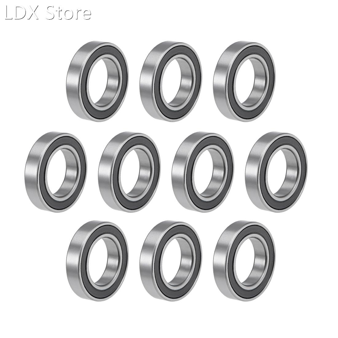 10pcs 6905-2RS Deep Groove Ball Bearings 25mm x 42mm x 9mm D