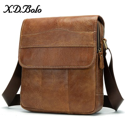 X.D.BOLO Messenger Bag Men's Shoulder Genuine Leather Bags