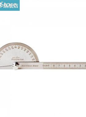 100mm 0-180 degree Stainless Steel Protractor Round Angle Fi