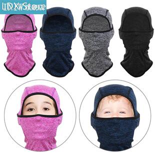 Windproof Ski Face Covering with Helmet Liner Hood Fleece Ne