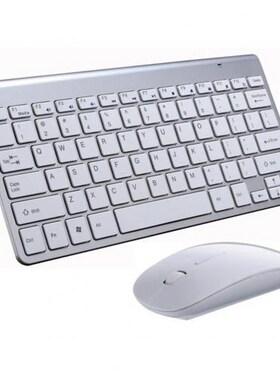 Mini Wireless Keyboard Mouse Set Waterproof 2.4G for Apple M