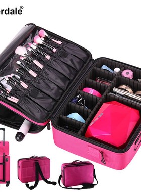 New Women Brand Cosmetic Bag Travel Makeup Organizer Profes