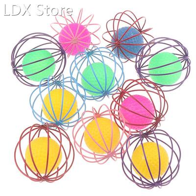 1Pcs Cat Plastic Interactive Toy Small Bell Mouse Cage Toys