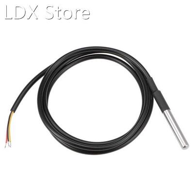 1PCS 1 Meter DS1820 Stainless Steel Package Waterproof DS18b
