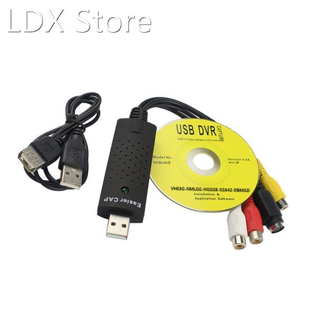 Easiercap USB 2.0 Easier Cap Video TV DVD VHS DVR Capture Ad