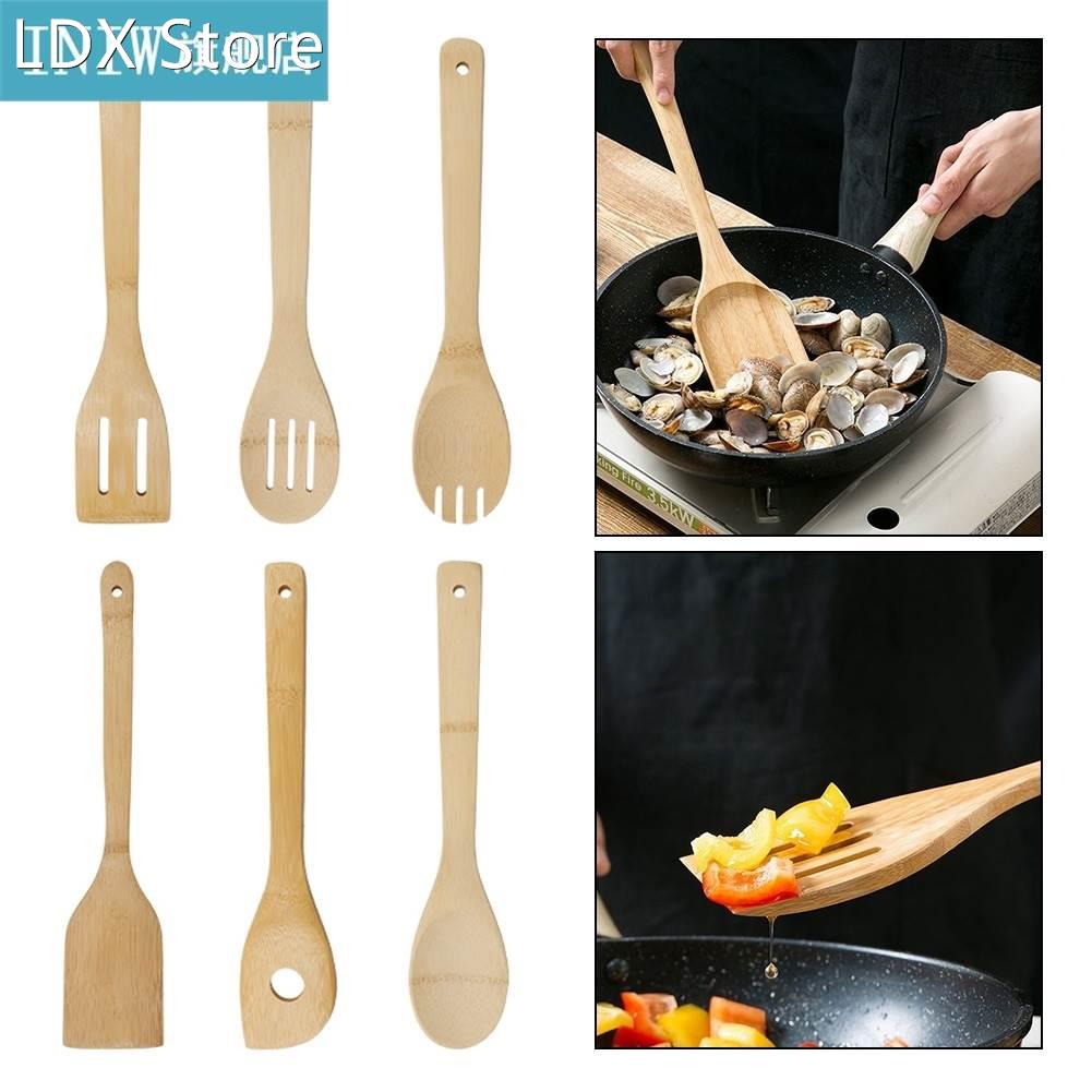 Kits Wooden Handle Ware Cooking Bamboo Kitchen Accessories U