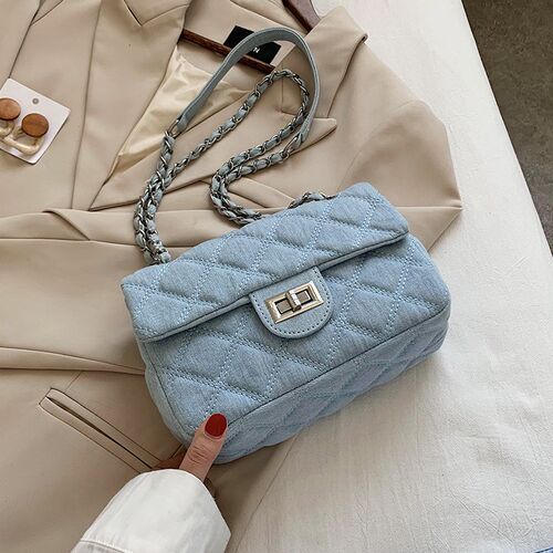 Women's Bags 2020 Popular New Trend Chain PU Leather Small