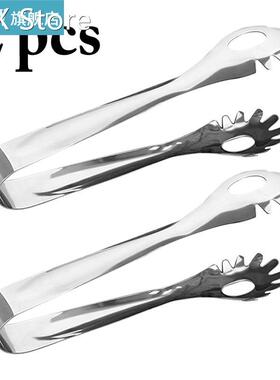 2pcs/set Food Tongs Clips Multifunctional Creative Stainless