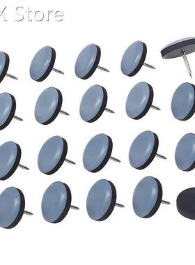 20Pcs 25mm Chair Gliders Furniture Sliders PTFE Easy Moving