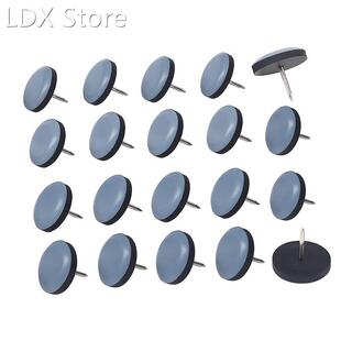 20Pcs 25mm Chair Gliders Furniture Sliders PTFE Easy Moving