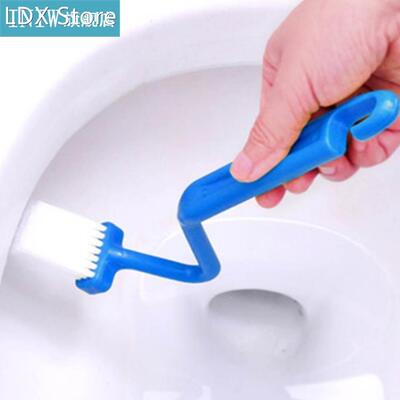 2Pcs Toilet Brush Cleaning Toilets Corner Bending Type Soft