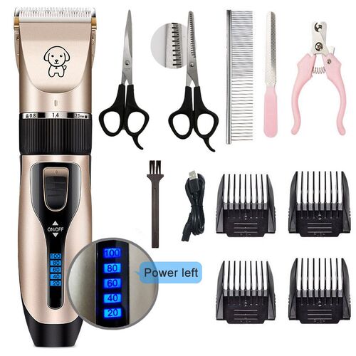 VIP Dog Clipper Professional Grooming Kit Rechargeable Pet C