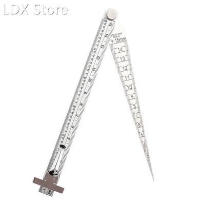 Welding Taper Gage Gauge Depth Ruler Stainless Steel Set Hol
