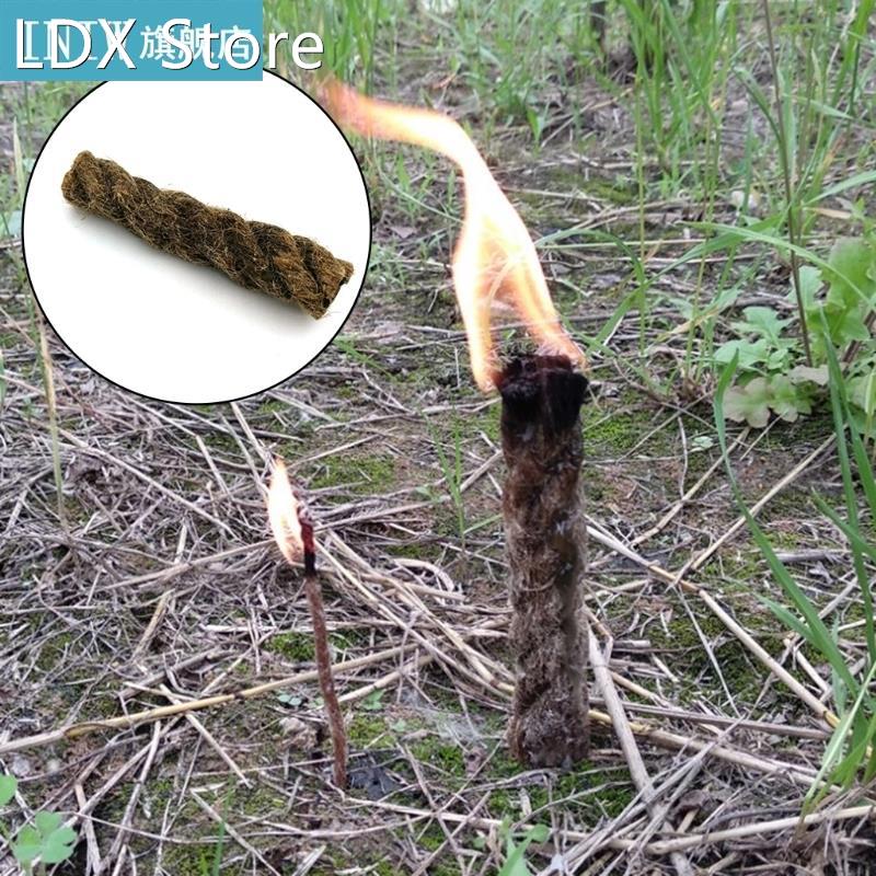 Tinder Fire Rope Hemp Core Wind-rainproof and Moisture Emerg