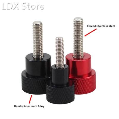 2PCS M3 M4 Knurled Thumb Screws Aluminum Alloy Adjustment Hi