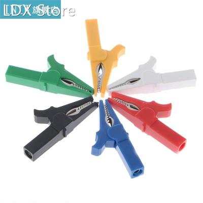 6 Pcs 6 Colors 55mm Crocodile Alligator Clip For 4mm Male Ba
