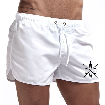 Men's Short Swimming Trunks Summer Swimming Shorts Men's Fa