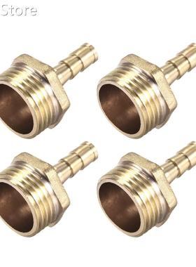 Brass Barb Hose Fitting Connector Adapter 6mm Barbed x G1/2