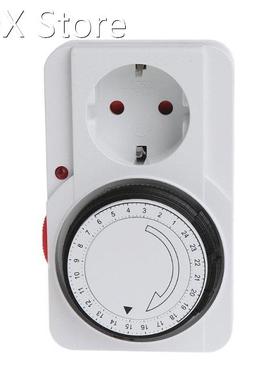24H Mechanical Electrical EU Plug Program Timer Power Switch