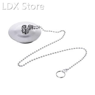 Bathtub Drain Plug With Chain Sink Basin Water Stopper For B