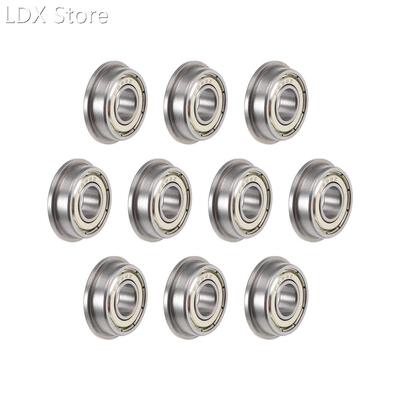 F698ZZ Flange Ball Bearing 8x19x6mm Shielded Chrome Bearings