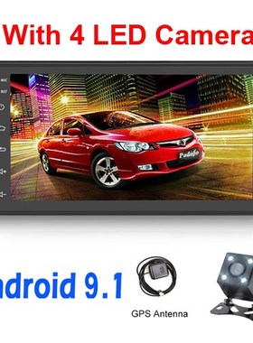 Podofo Android Car Radio Multimedia player 2 Din 7'' Touch S