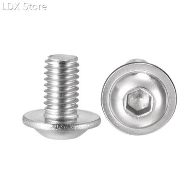 M6x10mm 304 Stainless Steel Flanged Button Head Socket Cap S
