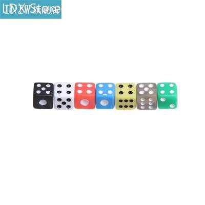 50Pcs 5mm Acrylic Table Gaming Drinking Dice Standard Six Si