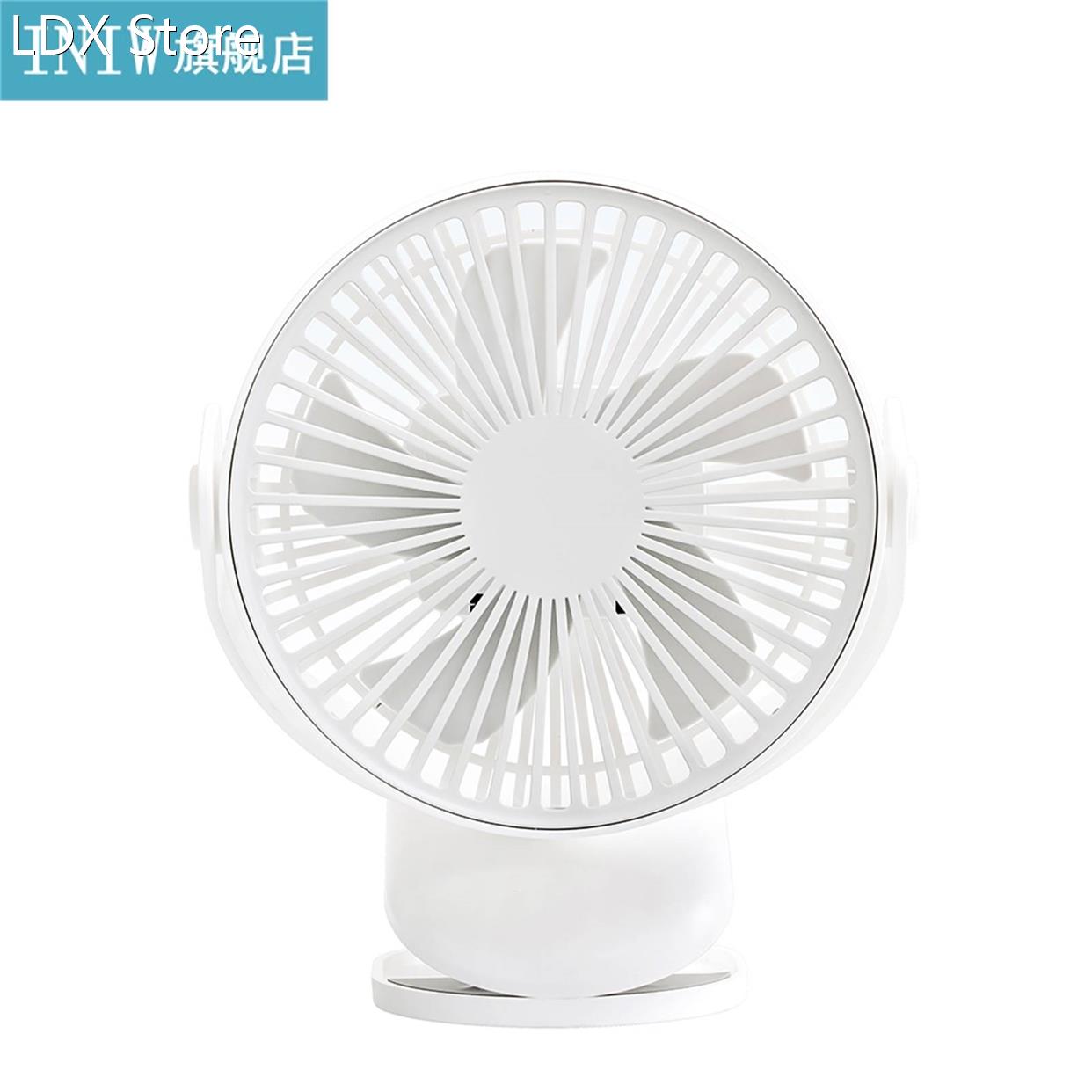KKmoon Table Clip Dual Purpose Fan Portable 4000mAh USB Rech