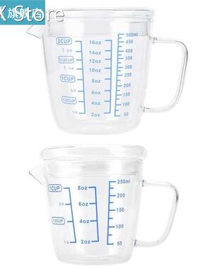 Measuring Cup Milk Scale Jug Measure Scale with Lid for Micr