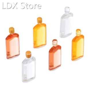 6 Bottles Dollhouse 1:12 ature Wine Whiskey Set Simulati