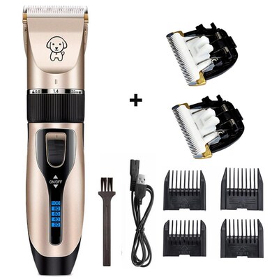 Rechargeable Low-noise Pet Hair Clipper Remover Cutter Groom