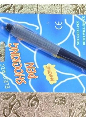 2017 Promotion Fancy Ball Point Pen Shocking Electric Shock