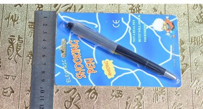 2017 Promotion Fancy Ball Point Pen Shocking Electric Shock