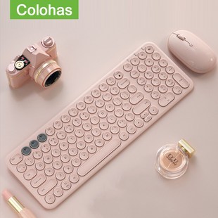 Bluetooth Silent Gaming Keyboard Mouse Set For PC Gamer Com