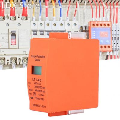 2PCS SPD Surge Protective Device Surge Protector Arrester Ho