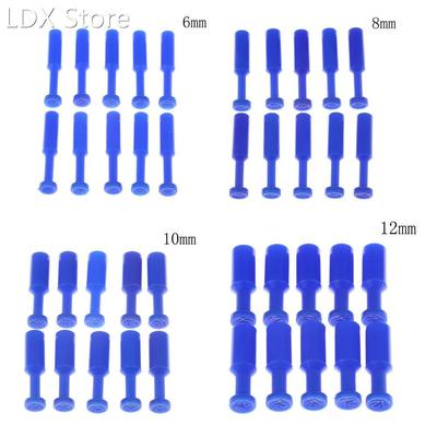 10pcs Blue Nylon Pneumatic Blanking Plug Hose Tube Push Fit